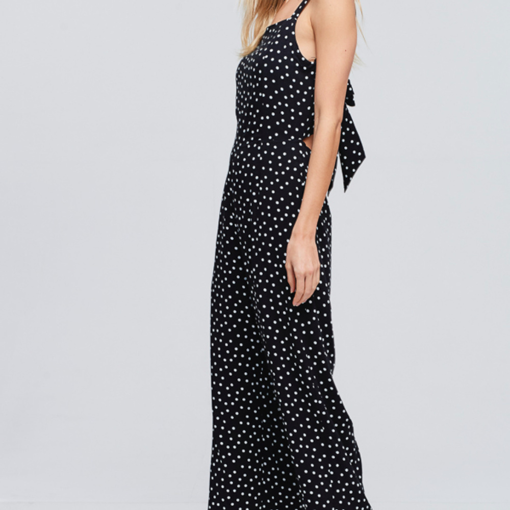 💰⬇️ CRESCENT EMMA POLKA DOT JUMPSUIT - Picture 2 of 3
